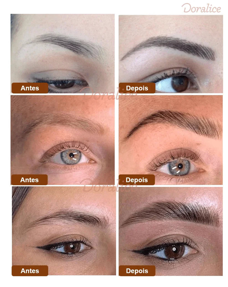 Caneta Fio a Fio de Sobrancelha - Efeito Microblading Resistente a Água