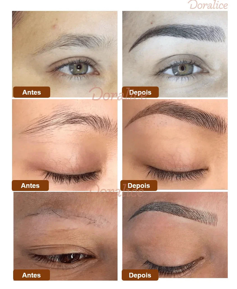 Caneta Fio a Fio de Sobrancelha - Efeito Microblading Resistente a Água