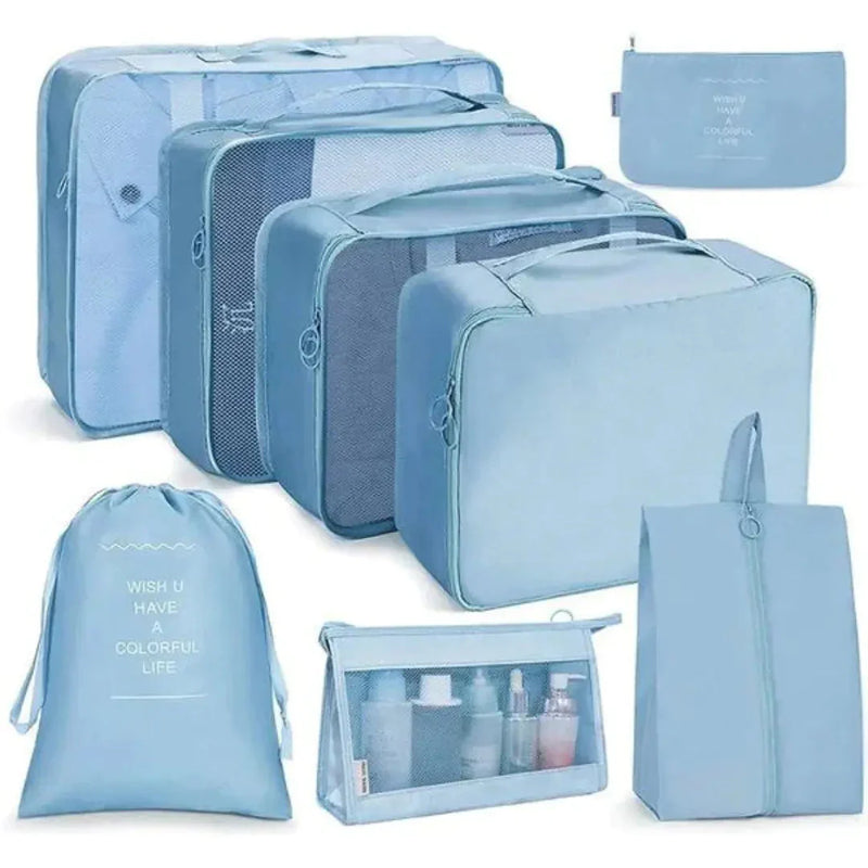 Kit com 7 Bolsas Organizadoras TravelEasy