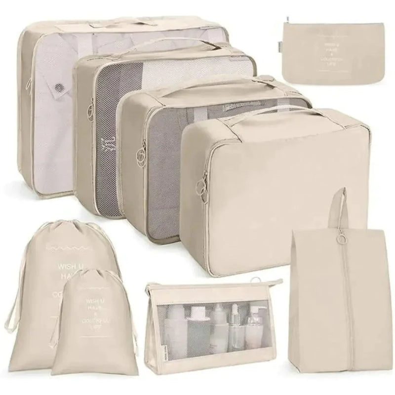 Kit com 7 Bolsas Organizadoras TravelEasy